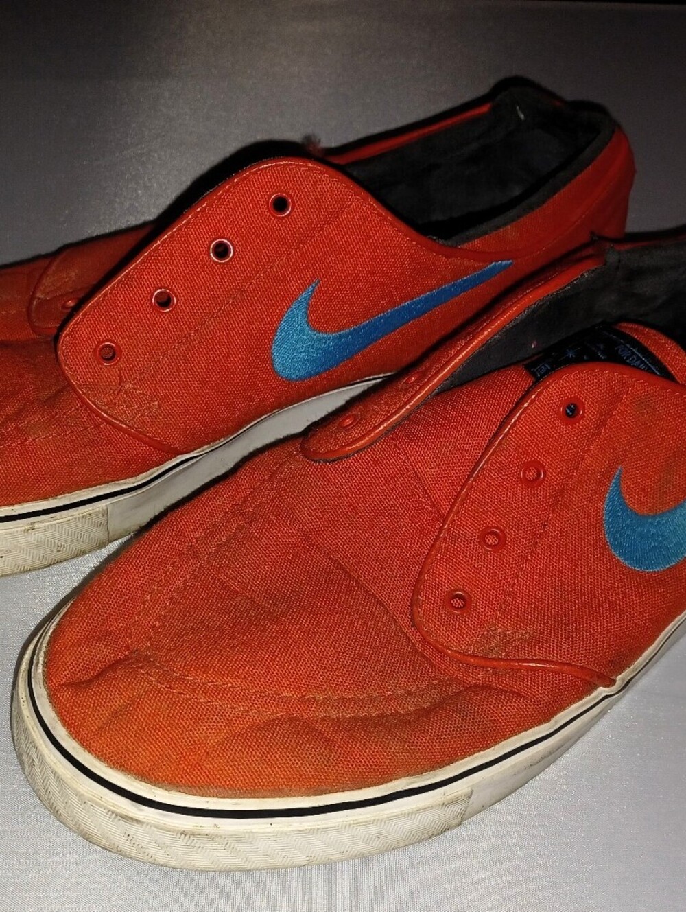 Nike Stefan Janoski Men's Size 10 red Canvas Skate Shoes SB Zoom
